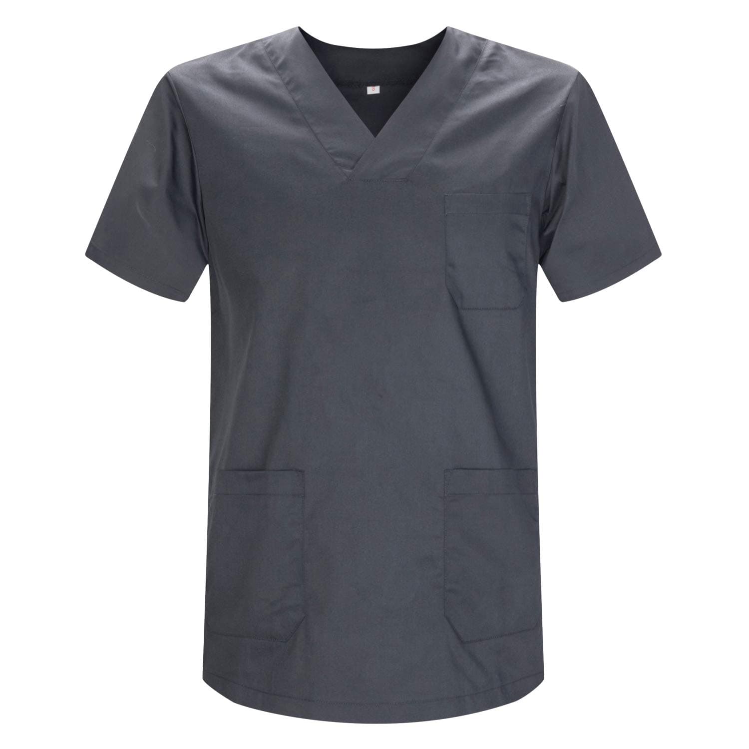 MISEMIYA Unisex Medizinische Scrubs Top XXL Grau 👨‍⚕️👩‍⚕️