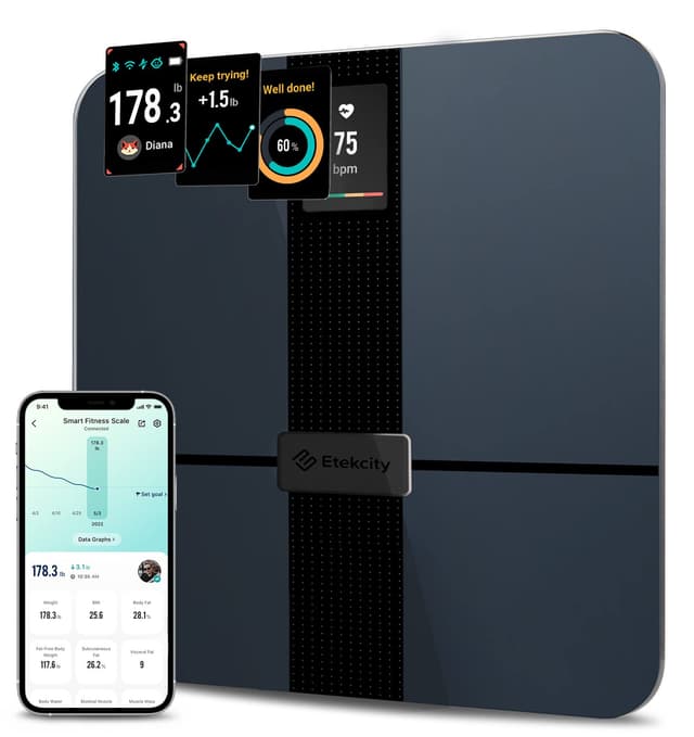 Etekcity Körperfettwaage mit Großem Display 🌟🔋