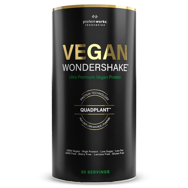 Protein Works - Vegan Wondershake | Premium Vegane Mischung | Erdbeer-Sahne