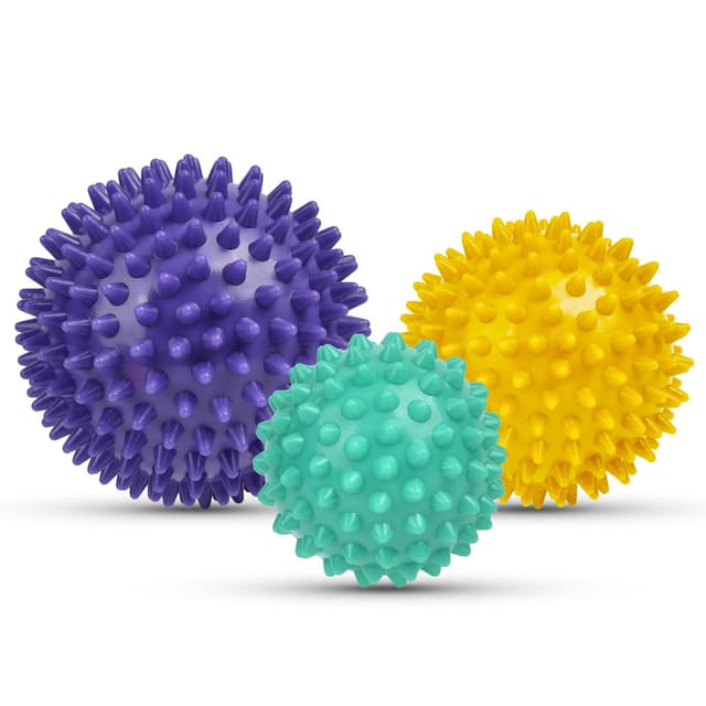 🌟 URAQT Faszienball, 3er Set Kleine Igelball Hart 🌟