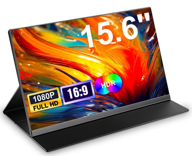 15,6'' Tragbarer Monitor - Ultra-Dünn und Ultra-Leicht! 👨‍💻🎮📺