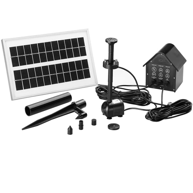 MONZANA® Solarpumpe LED Multicolor 4 Aufsätze 🌞🌿