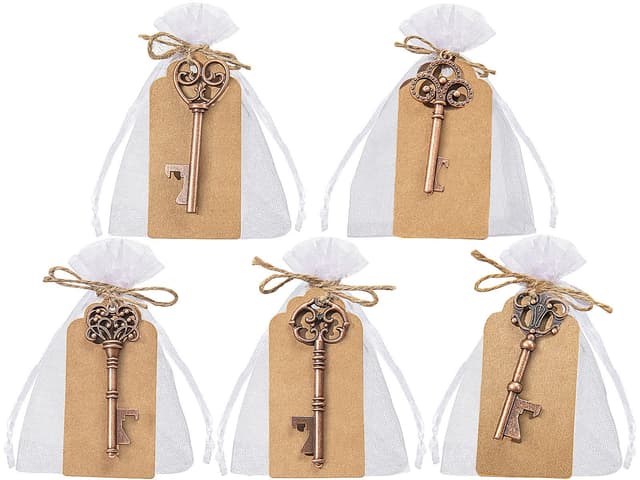 🎁 GoMaihe Gastgeschenke Hochzeit: Vintage Flaschenöffner 50 Stück