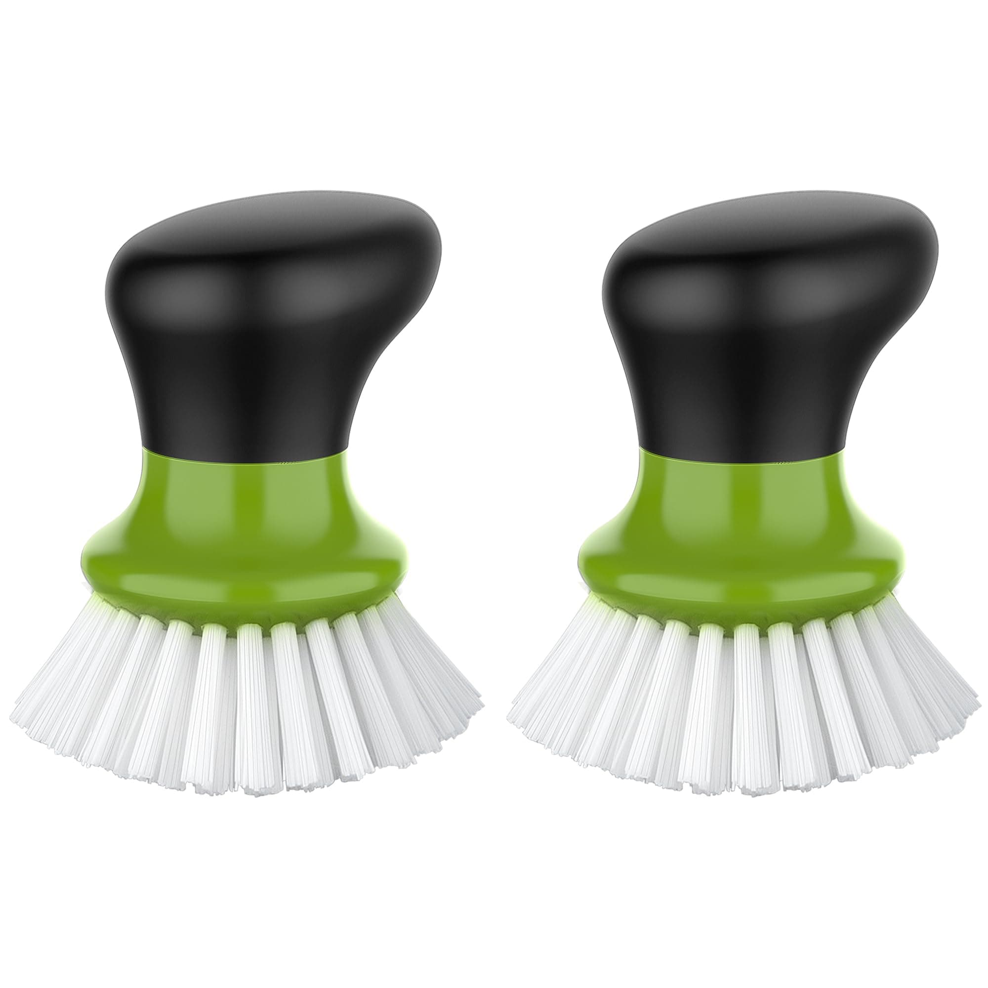 🌟 Angebots-Sensation! MR.SIGA Spülbürste mit ergonomischem Griff, Handflächenbürste für Geschirr, Töpfe, Pfannen zur Küchen Reinigung, Grün, 2 Stücke 🌟