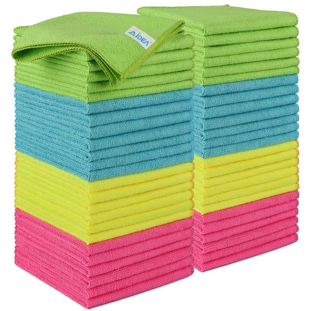 AIDEA Microfasertücher Mikrofasertücher 50 Stück 30x30cm 🧼🚗