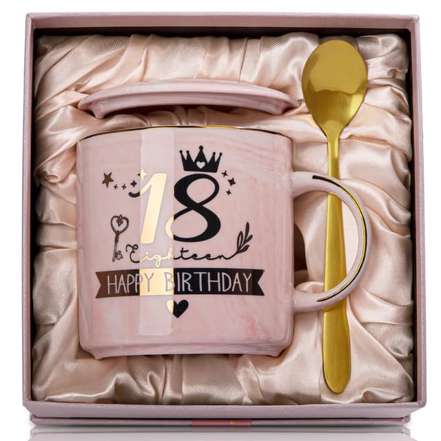 🎉 18. Geburtstag Mädchen Geschenkset 🎁