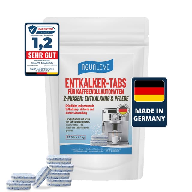 AGUALEVE® Entkalker-Tabs 25 Stück *NEU* 🚰