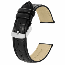 BISONSTRAP Uhrenarmband aus Alligator Geprägtem Leder 🐊