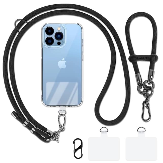 📱 AULEEP 2 Stück Handy Band Handykette Universal zum Umhängen