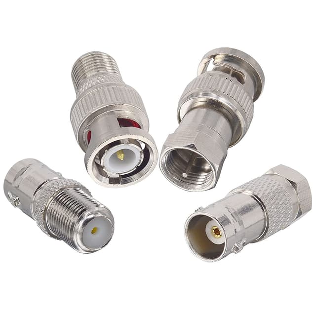 🔌 Boobrie 4 BNC-F-Typ HF-Koaxial Koaxial-Steckverbinder-Kit 🔌
