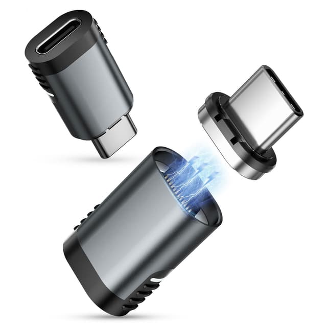 2er Pack USB-C Magnet Adapter für ultimative Konnektivität 🚀