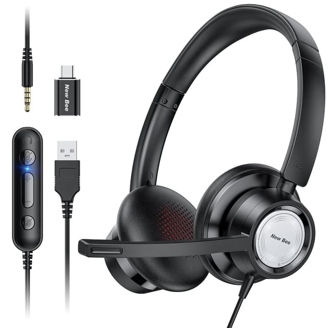 Neu Bee Headset mit Mikrofon - Kristallklare Anrufe und Komfort 🎧