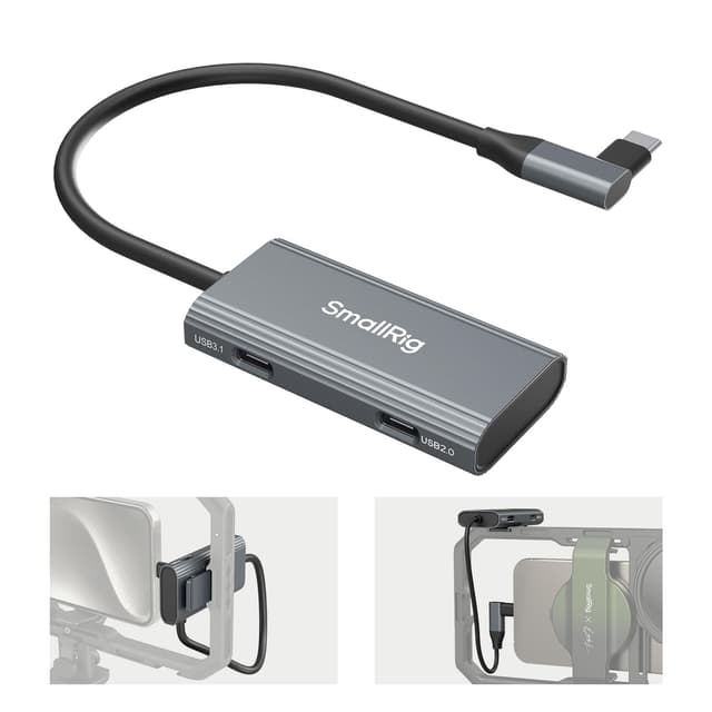 📹 SMALLRIG 4-in-1 USB-C-Hub für ProRes-Videos mit 4K 60 fps 🎥