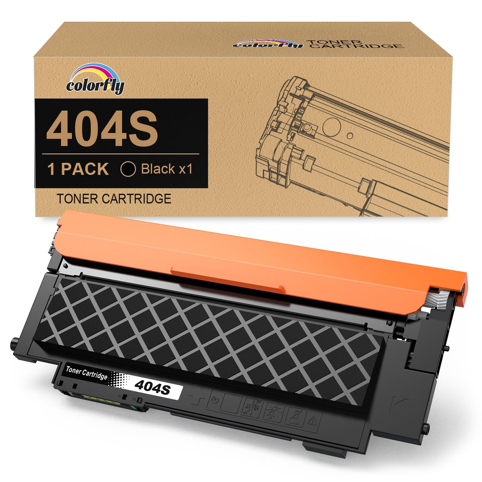 🖨️ Großer Deal! Colorfly CLT-P404C CLT-404S CLT-K404S Toner Schwarz Kompatibel für Samsung