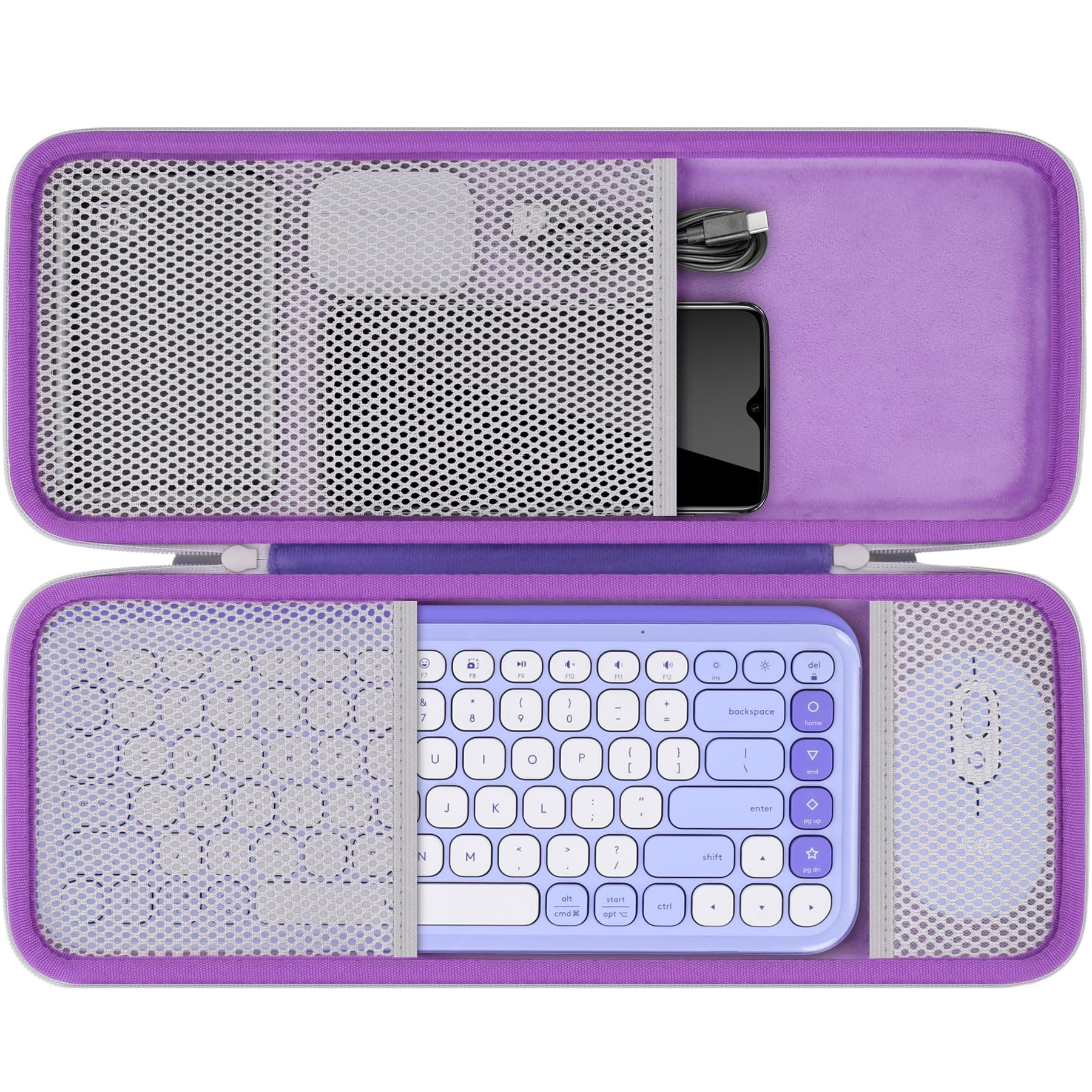 co2CREA Hart Tasche für Logitech POP ICON Keys Combo