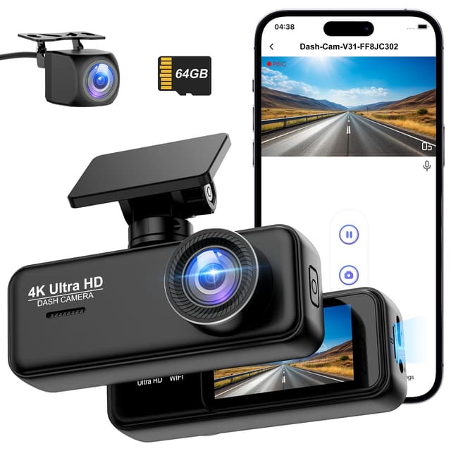 Dashcam Auto 4K+1080P SIGRILL Dashcam Vorne Hinten 🚗📹