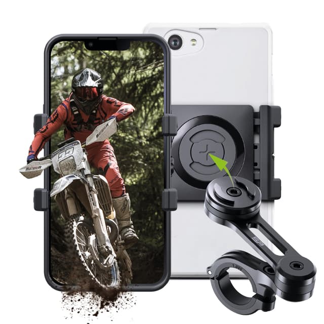 SP CONNECT Handyhalterung Motorrad | SPC+ | Universeller Handyhalter für Motorrad Bike Moped Roller
