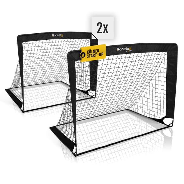 Racetex 2er Fußballtor Kinder Set - Fußball Tore inkl. nützlicher Tasche zum Transportieren