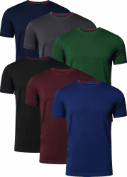 👕👕👕 SALE! Sports® Tech 6Er-Pack Herren-T-Shirts XL Pack-t2