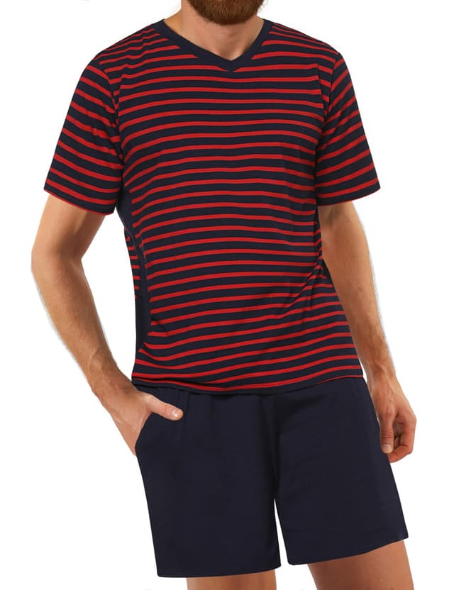 🌙 Sommer Herren Pyjama Set | Bequeme Nachtwäsche für Männer