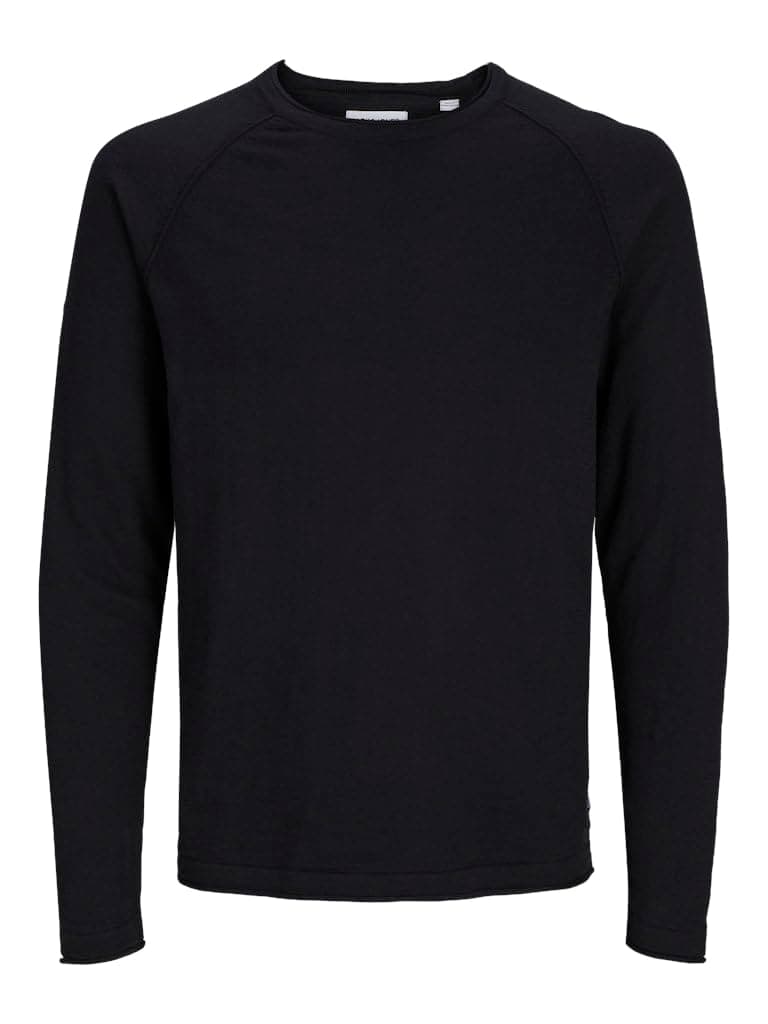 JACK & JONES Herren Jjebreeze Knit Crew Neck Sn Strickpullover M Schwarz 🧥🔥