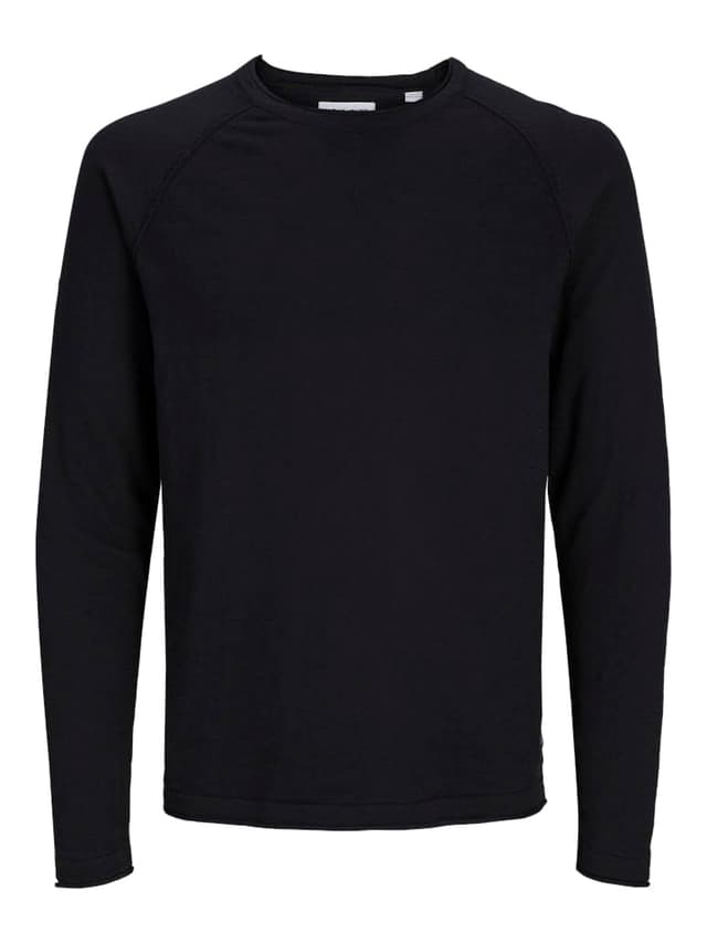 JACK & JONES Herren Jjebreeze Knit Crew Neck Sn Strickpullover M Schwarz 🧥🔥