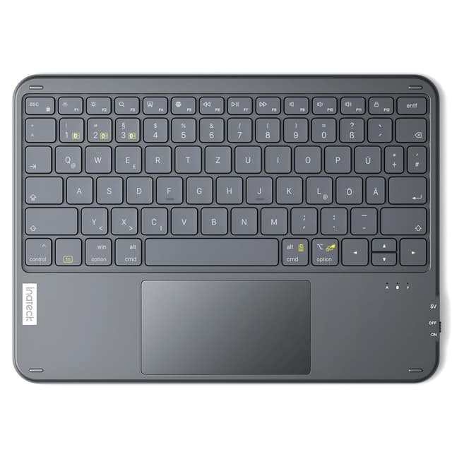 🔥 Inateck Tablet Tastatur mit Touchpad: Ultraleicht & Kabellos 🚀
