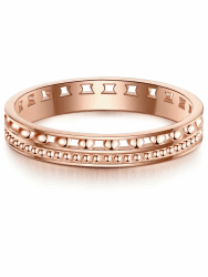 GLANZSTÜCKE MÜNCHEN Damen Ring 925/- Sterling Silber rosévergoldet 18 Karat Silberring 12 💍✨