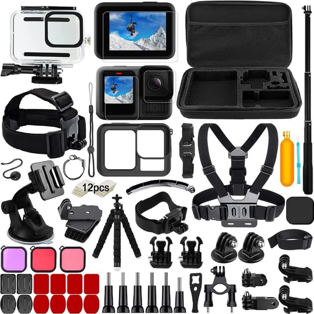 65-in-1 Zubehör Set für GoPro Hero 13 Black 📸🌊