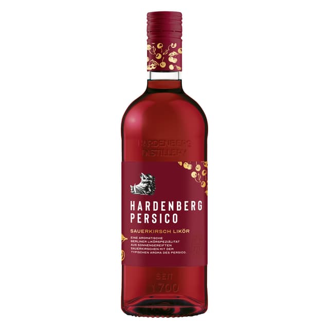 🍒 HARDENBERG Persico I Sauerkirschlikör I Kultlikör der 70er Jahre I 18% vol. I 0,7 l 🍹