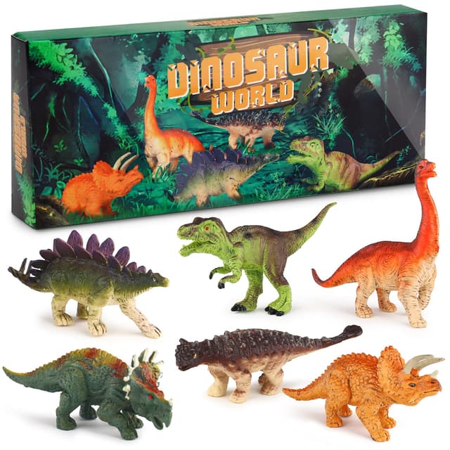 🦕🦖 Sanlebi Dinosaurier Figuren Spielzeug Set - Realistische Mini Dinosaurier für Kinder ab 3 Jahren 👦👧