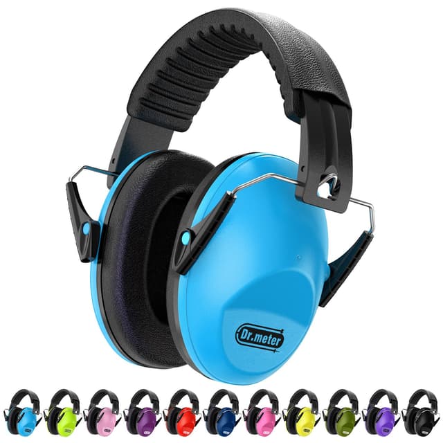 👂🔇 Dr.meter Gehörschutz Kind SNR30dB - Kinder Ohrenschützer Blau