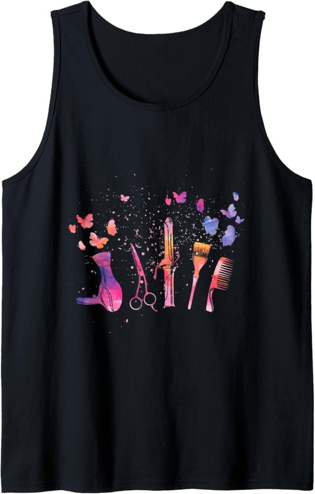 🦋 Friseur Werkzeuge & Maskenbildner Tank Top - Angebot!