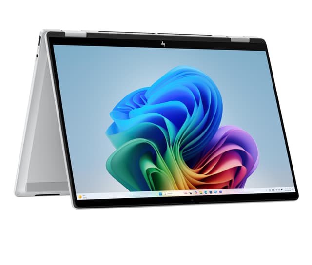 HP OmniBook X Flip 2in1 Next Gen AI Laptop | Intel Ultra 5-226V (8C) | dedizierte NPU für KI | 🚀🌈🔥
