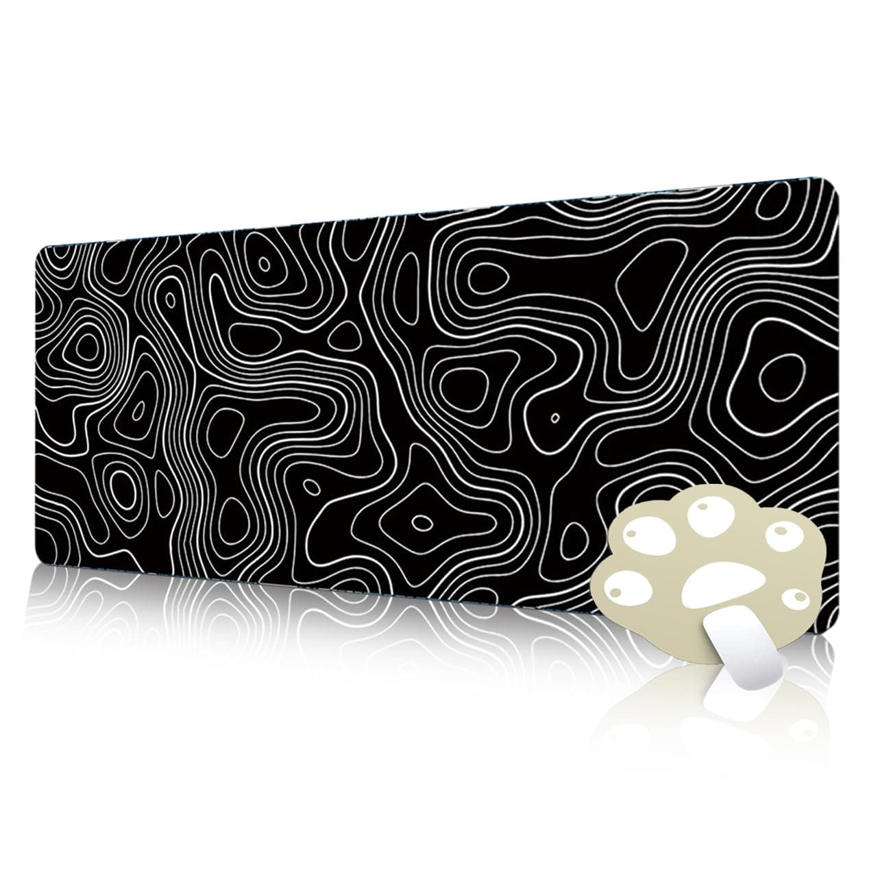 🎮 FAIRYGATE Desk Mat Mousepad Gaming 900x400 XXL Groß Schwarz B5704-L FDXJYB5704-L