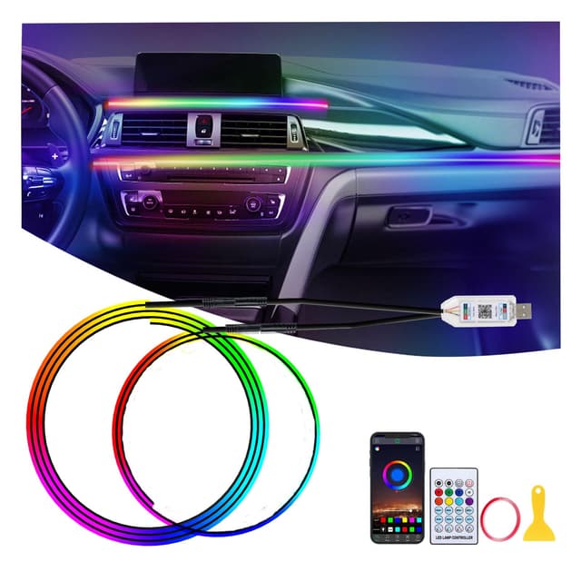 GPJYD Acryl Ambientebeleuchtung Auto LED Innenbeleuchtung 🚗💡