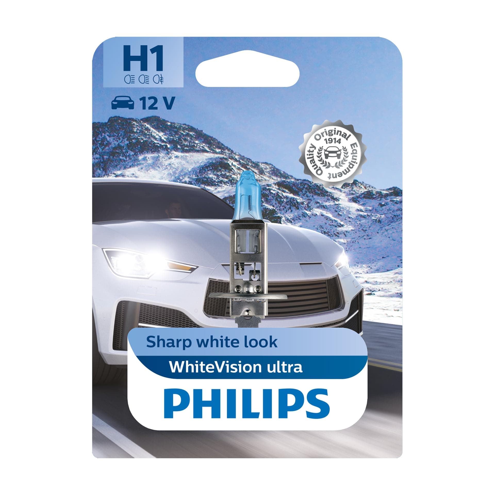 🔥 Philips WhiteVision ultra H1 Scheinwerferlampe im Einzelblister - Angebot!