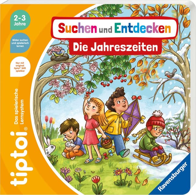 🌞🍂🌷 tiptoi® Suchen und Entdecken: Die Jahreszeiten - Buch für Kinder ab 2 Jahre 🌳❄️🌼