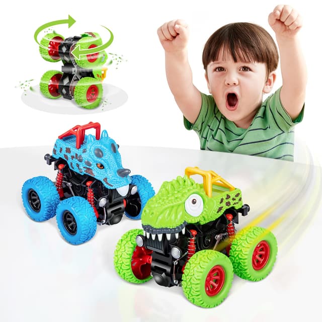 Winstico Monstertruck Dinosaurier Auto Geschenke für Jungen ab 3 Jahre 🚗🦖