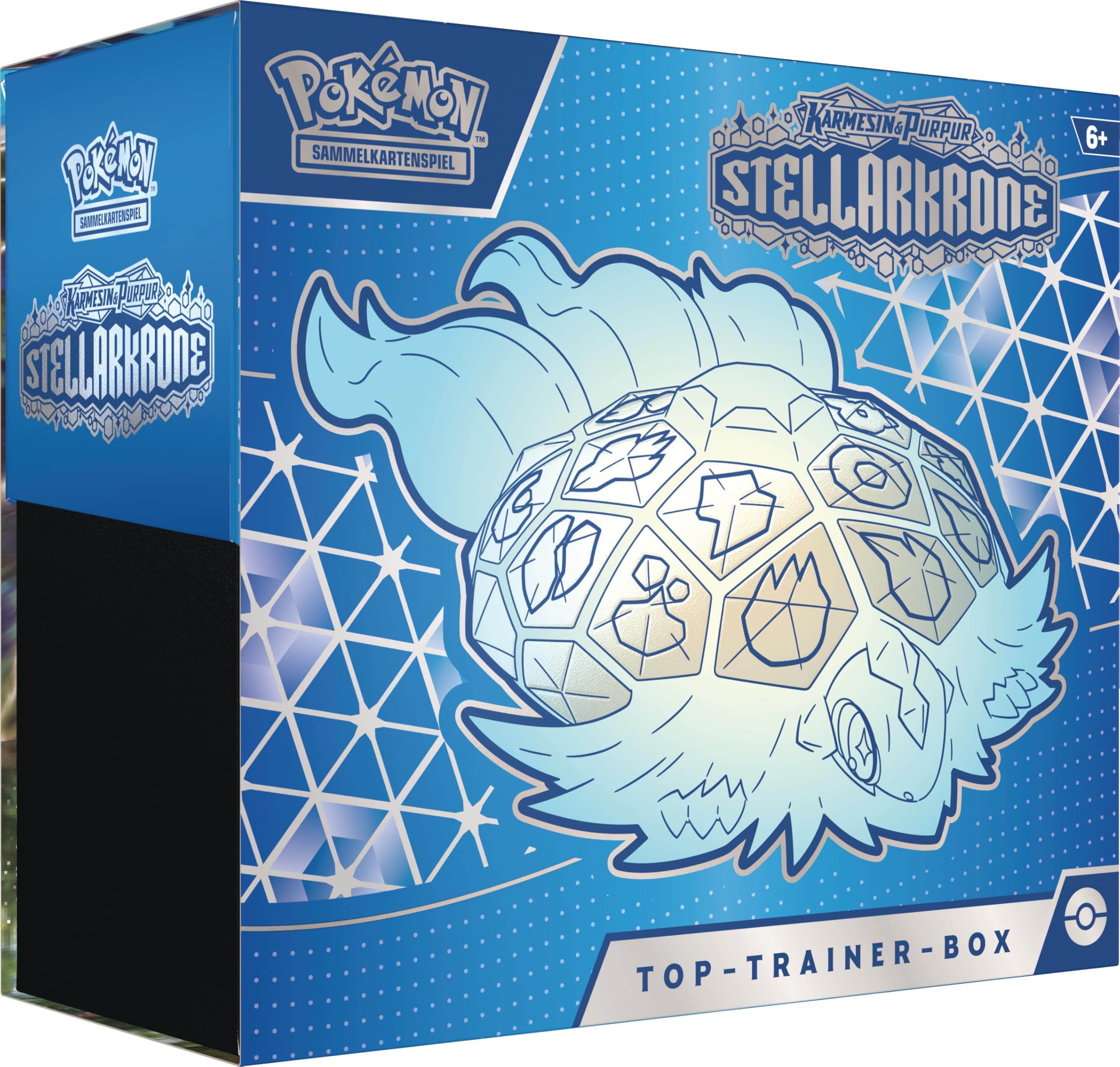Pokémon-Sammelkartenspiel: Top-Trainer-Box Karmesin & Purpur – Stellarkrone 🌟