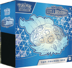 Pokémon-Sammelkartenspiel: Top-Trainer-Box Karmesin & Purpur – Stellarkrone 🌟