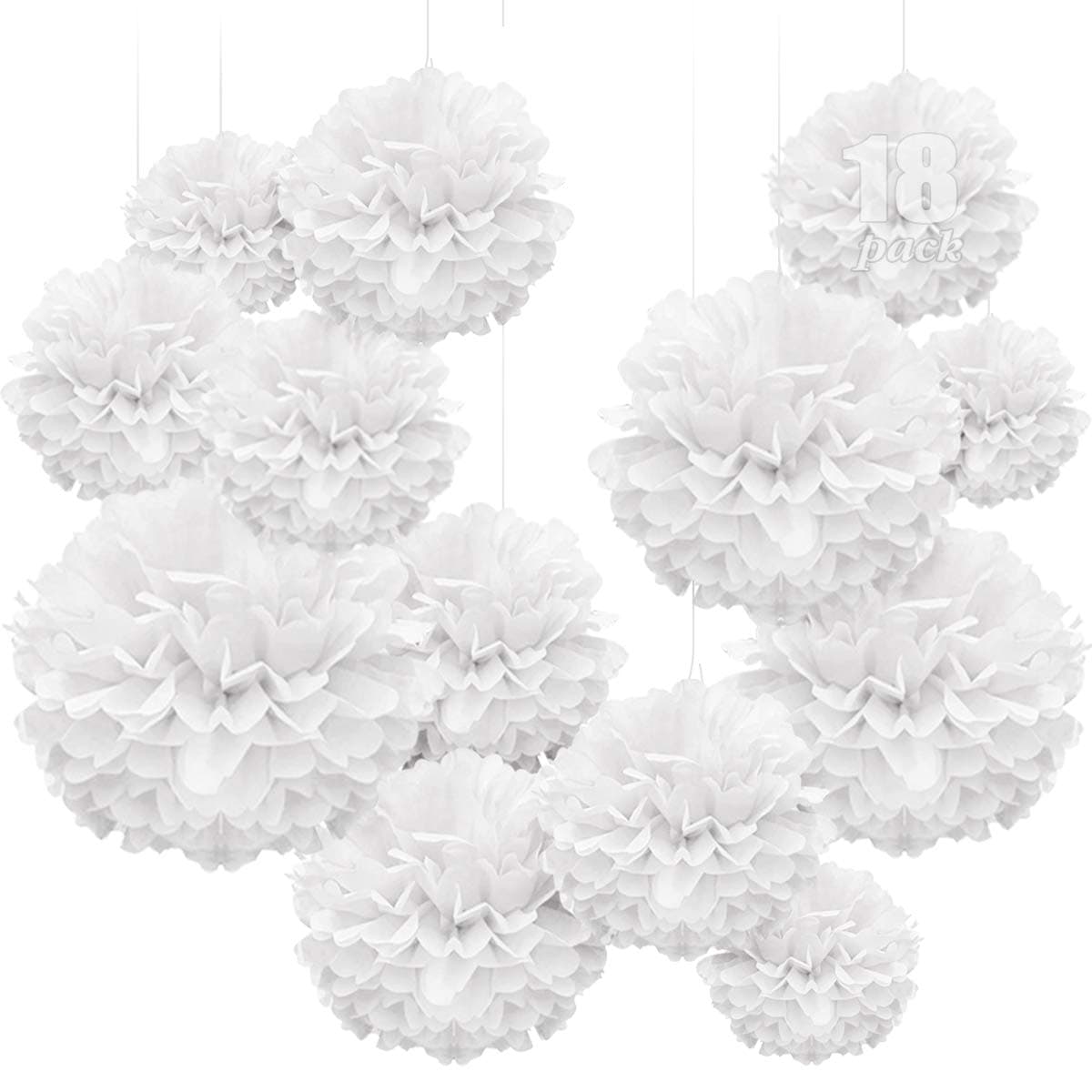 WEARXI Hochzeit Hochzeitsdeko Vintage Lampions 18er Set