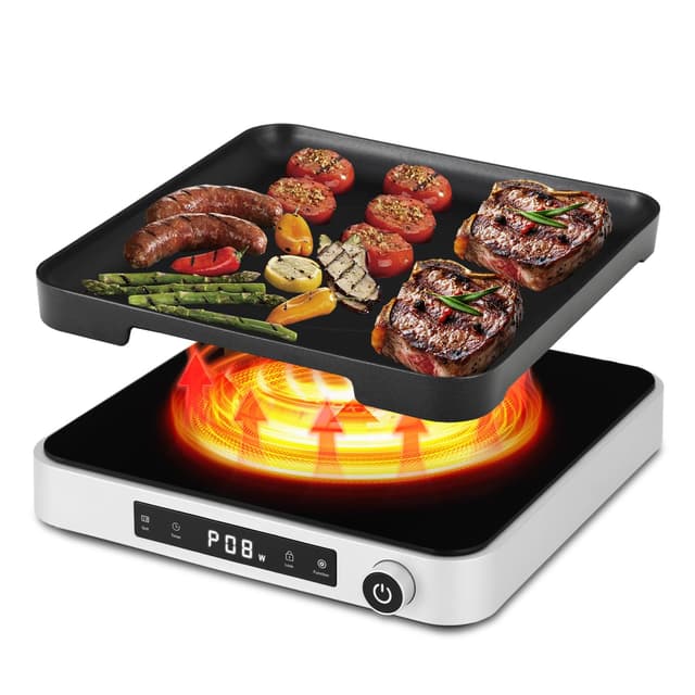 🔥 Angebot: Cooktron Induktionskochplatte mit Grillplatte 🍳🔌