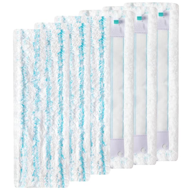 Angebot: 6 Stück Wischbezüge für Leifheit Profi XL Cotton Plus / Profi XL Micro Duo Vollstiel Bodenwischer