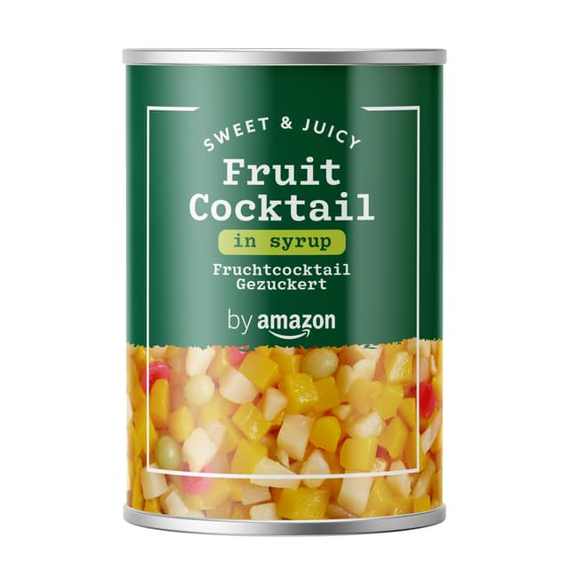 🌟 Super Deal: Amazon Fruchtcocktail Gezuckert, 411g (Packung mit 1) 🍹