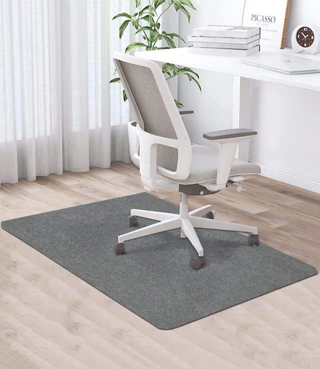 🌟 PERMUST Bürostuhl Unterlage 90 x 120 cm Dunkelgrau 🌟