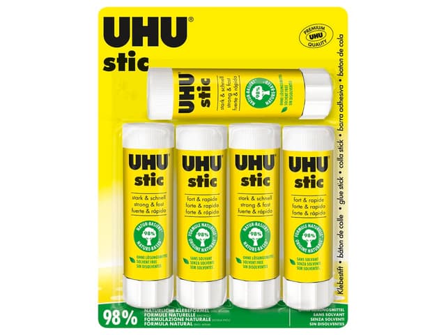 🌟 Super Angebot! UHU stic Klebestift 5x40g 5 x 40g 🌟