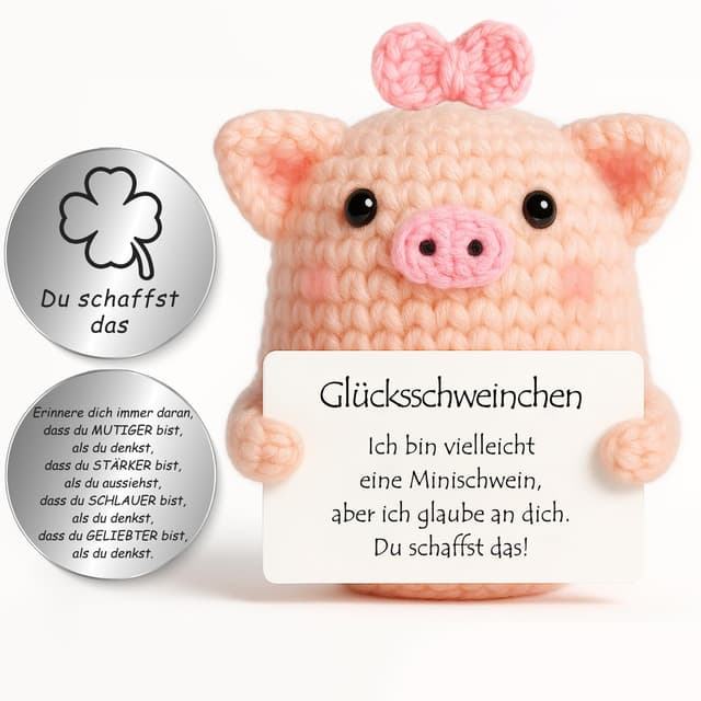 🐷 Tixlux Pocket Hug Glücksschweinchen & Glücksbringer Deal 🍀