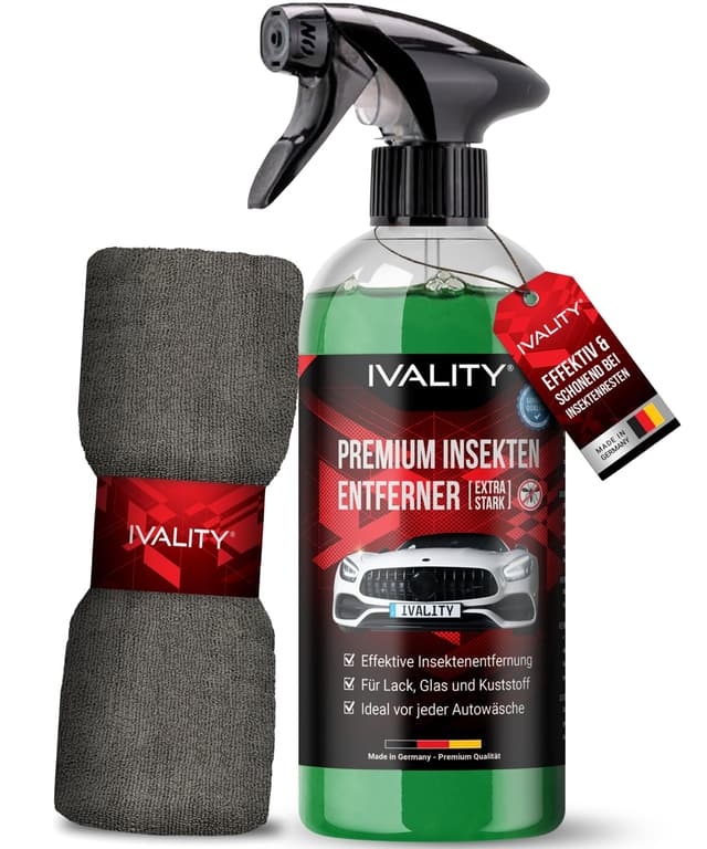 IVALITY® Insektenentferner Auto - Effektive Reinigung für dein Fahrzeug 🚗
