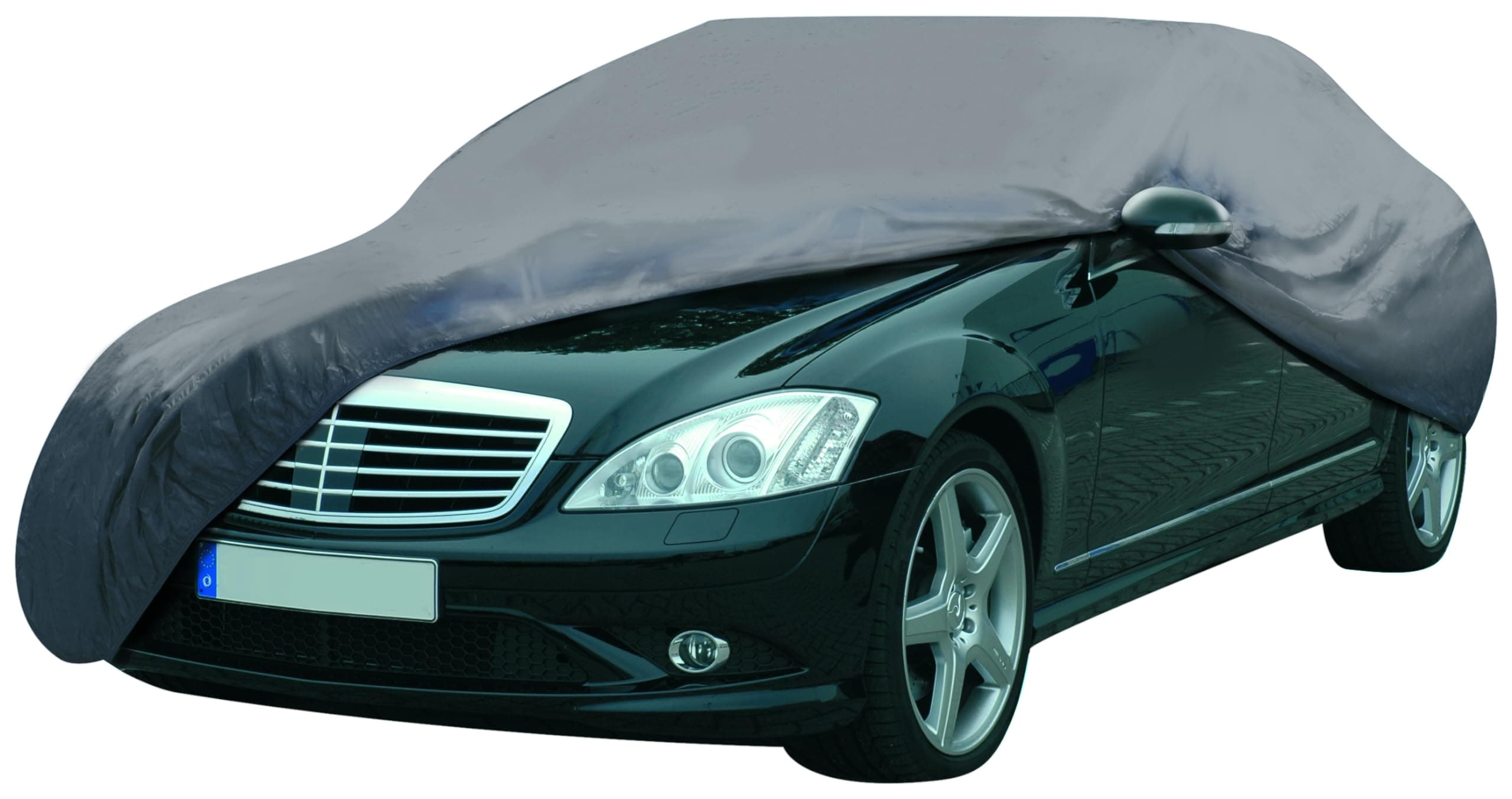 🚗🌧️ Dunlop Autoabdeckung - Universal - 534 x 178 x 120 cm - Schwarz blau